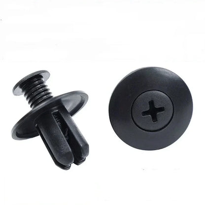 20-100pcs Plastic Rivets Fasteners Screw 8mm Car Bumper Fender Trim Panel Retainer Fasteners Clips Car Accessories