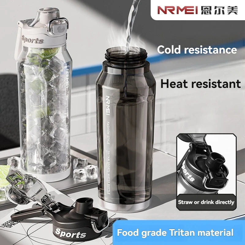 1L Sports Bottle Tritan Drinking Plastic Water Jug Fitness Bicycle Climbing Outdoor Bottle Water Cup