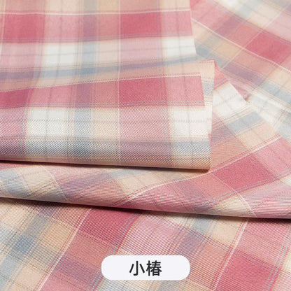 Plaid Fabric By The Meter for Japanese Jk Uniform Skirts Clothing Hair Band Clothes Pillowcases DIY Sewing Textile Anti Wrinkle