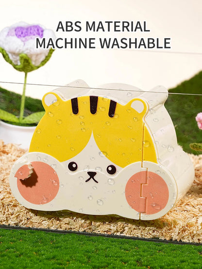 Visual Hamster Nest Flower Branch Mouse Evacuation House Four Seasons Universal Cartoon Magnetic Cage Observation House