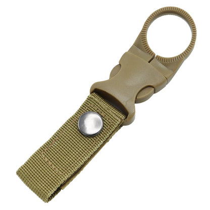 Outdoor sports drink bottle holder strap mount climbing clip portable water bottle hook mineral water clip