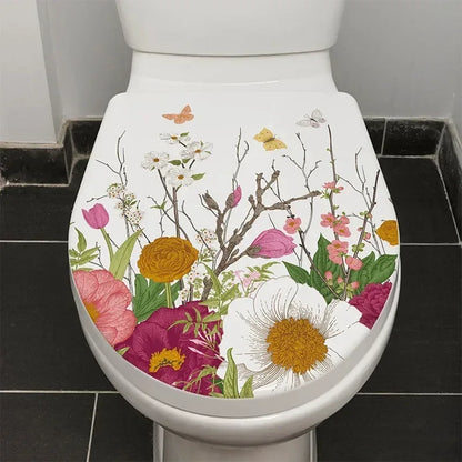 Toilet Sticker Strong Adhesive Toilet Sticker Decorative Sea Fish Toilet Sticker Waterproof Adhesive For Home 2025 Christmas