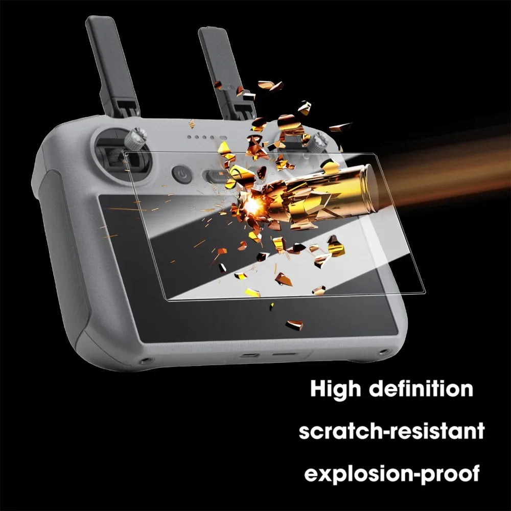 Tempered Glass Screen Protectors for DJI RC 2/1 Remote Control Anti-scratch Films Glass HD Clear Protective Film for DJI RC RC2