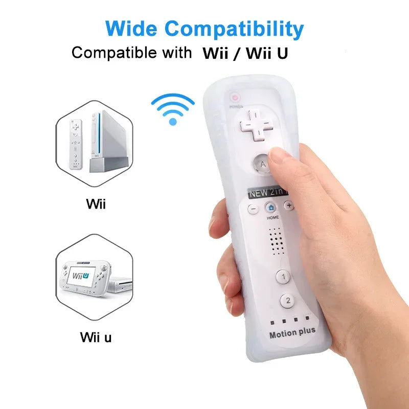 a Whole Set Remote Controller with Nunchuck Controller for  Wii Games Control for Wii Console Wireless Gamepad with Motion Plus