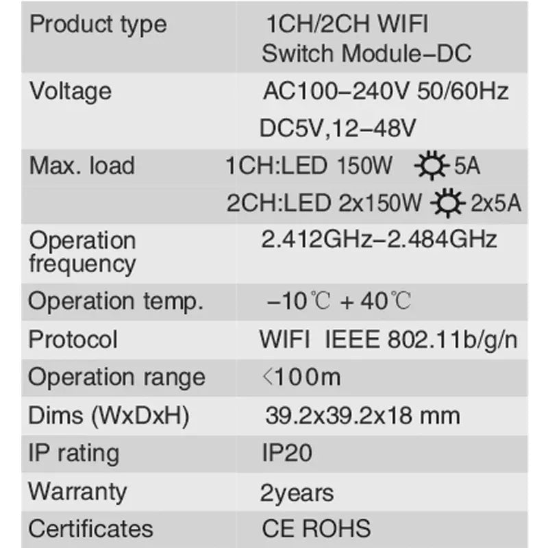 Tuya Smart Dry Contact Switch Module DC5V/12-48V AC110-240V DIY Breaker Relay Compatible with Alexa Google Home