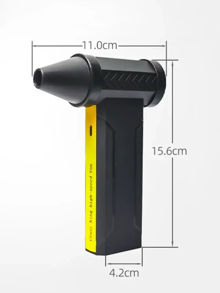 High-Speed Turbo Electric Portable Cooler Air  160000 RPM Rechargeable Powerful Violent Dust Blower Brushless Motor