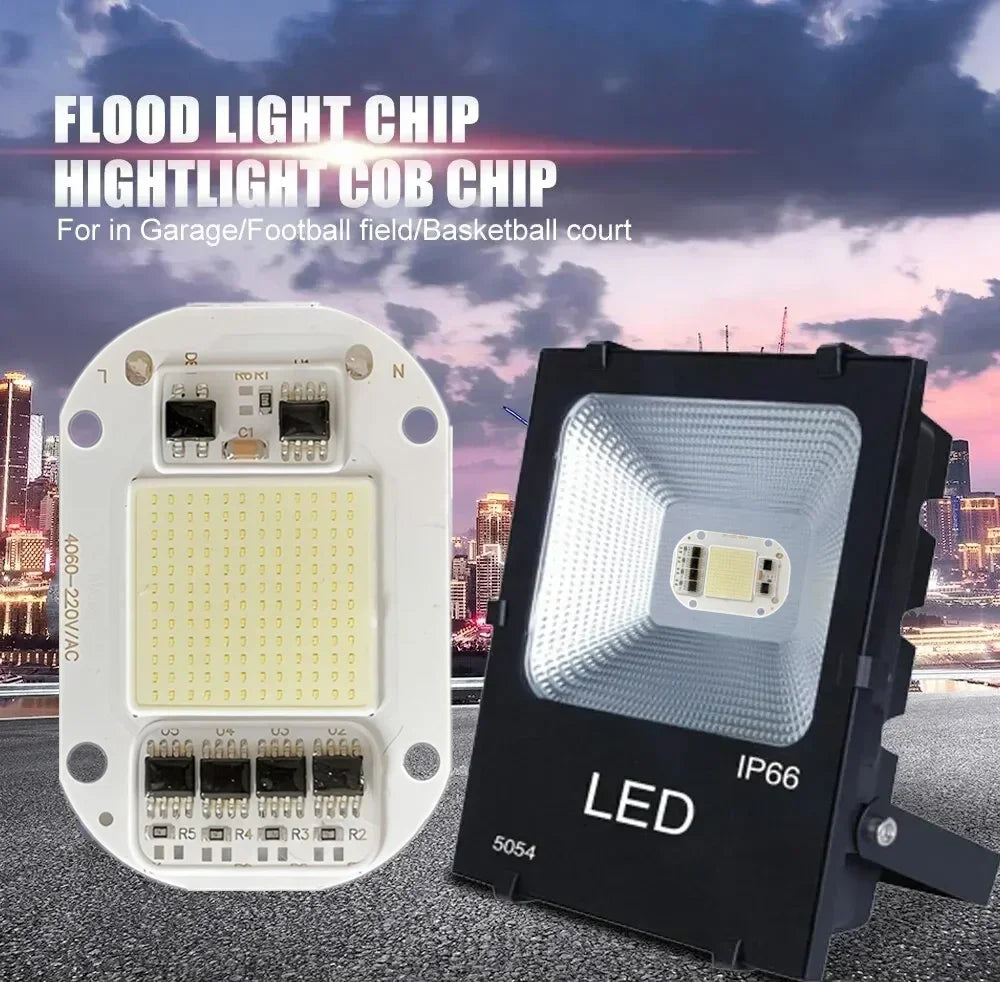 AC 220V COB Chip 50W Light Source No Need Driver For Floodlight Spotlight Lamp DIY Lighting High Brightness LED Chip 1/3/6/10PCS