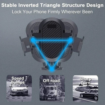 Universal Sucker Car Phone Holder 360° Rotation Windshield & Dashboard Mount Mobile Cell Support Bracket for Smartphones