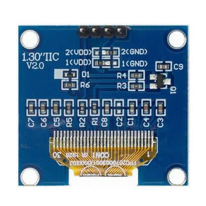 1.3" OLED Display Module White/Blue Color Drive Chip CH1106 128X64 1.3 inch OLED LCD LED IIC I2C Communicate For Arduino