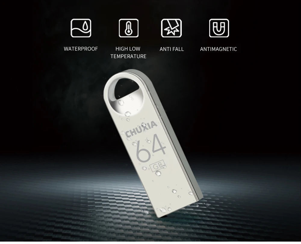 10PCS USB Flash Drive 3.0 Pendrive Stick 64GB Waterproof Memory USB Drive 128GB Hight Speed Pen Drives Flash USB Key Chain Gift