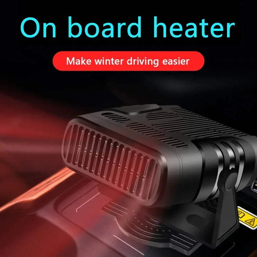 Car Heater 200W Dryer Windshield Defogging 12V/24V Heater Portable Defogger Defroster Heating Fan Household Heater 2026 New