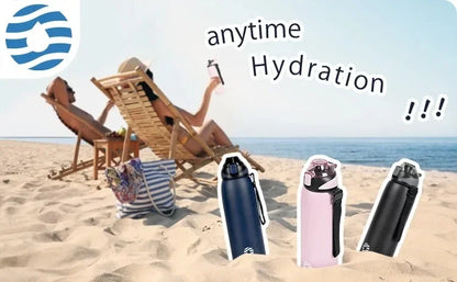 FEIJIAN 600/800/1000ml Travel Water Bottles Vacuum Sports Bottle Warm and Cold Drink Stainless Steel Vacuum Flask Portable