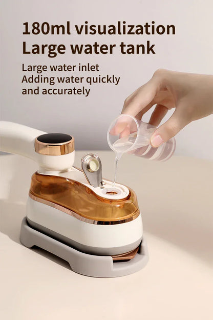 1200W Portable Handheld Steam Iron High Power Three-speed Garment Steamer Touch Screen Rotary Electric Iron Travel Steam Iron