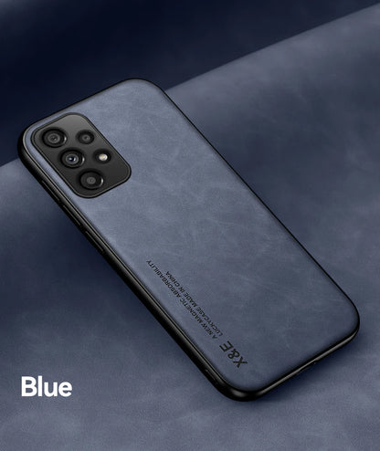 Hidden Iron Plate Magnetic Frosted Leather Phone Case For Xiaomi 17 Pro Max 15T 15 14 14T 13 13T 12 12T 11 11T Pro Back Cover