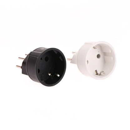 1 Pc European France To Swiss Plugs Travel Adapter 3 Pin Plug 10A 250V Power Plug EU To Switzerland Electrical Plug Socket