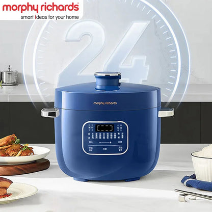 MOPRHY RICHARDS 2.5L Electric Rice Cooker 70Kpa Pressure 220V Multi Cooking Pot Home Appliances 800W Heating Stew Soup Beef