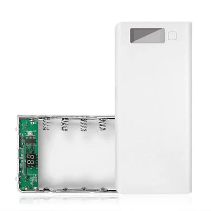 Dual USB Power Bank Battery Box Case 8*18650 LED DIY Shell Case Charging Storage Battery Holder Mobile Phone Charger For Xiaomi