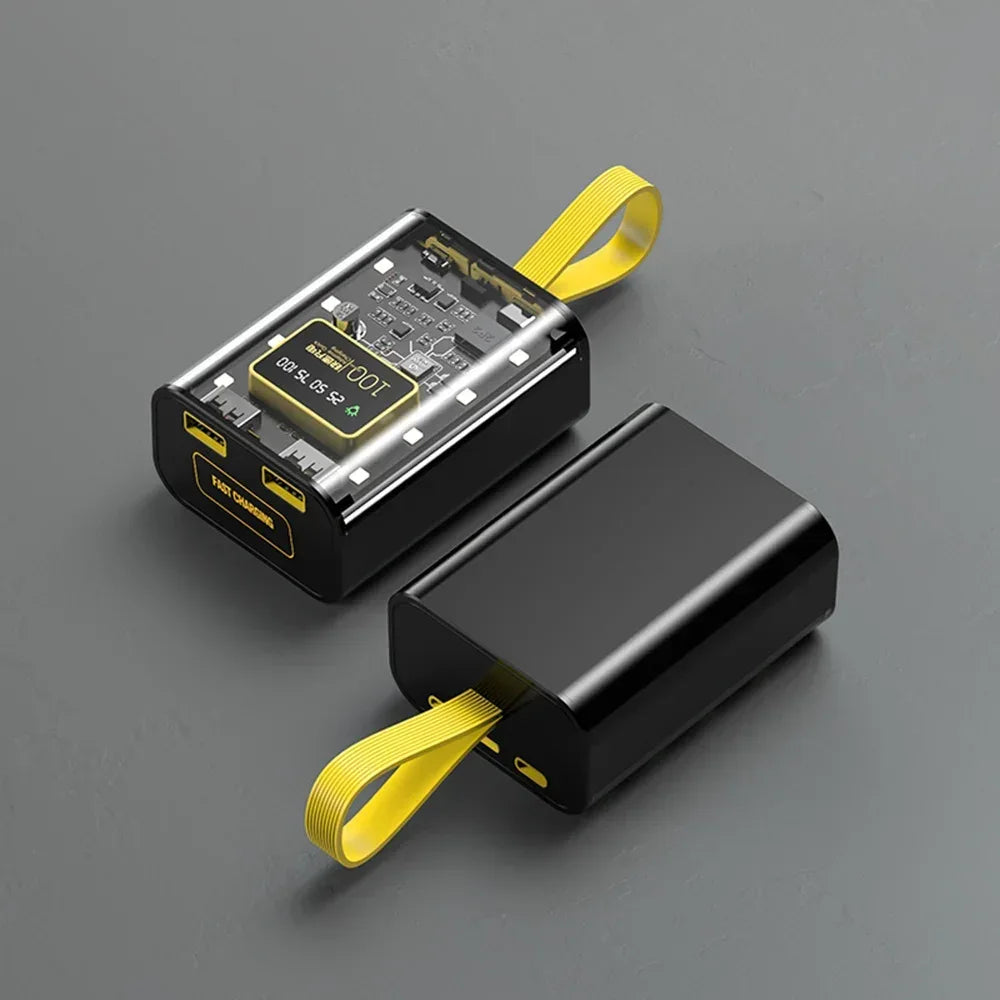 DIY Power Bank Box for 3*18650 Batteries Dual USB Fast Charging 5V 2A With LED Night Light Battery Case For Phone Charging