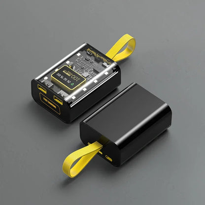 DIY Power Bank Box for 3*18650 Batteries Dual USB Fast Charging 5V 2A With LED Night Light Battery Case For Phone Charging