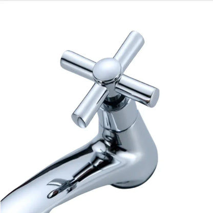 Cross Faucet Handle Knob Zinc Alloy Handwheel Universal Hot Cold Sink Taps Switch For Kitchen Bathroom Tap Replacement Parts