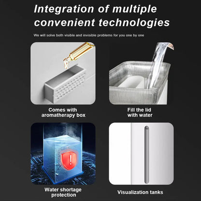 2025 New 13L Smart Humidifier with Warm Mist & Cool Mist Dual Mode, 360° Nozzle Energy Saving, Easy Clean for Home Office