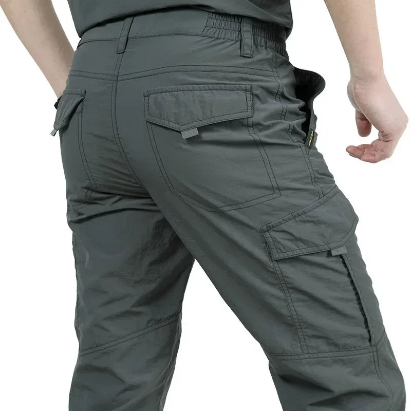 2025 New Outdoors Mens Tactical Pants Multiple Pocket Elasticity Urban Commuter Tacitcal Trousers Men Slim Fat Cargo Pant 5XL ﻿