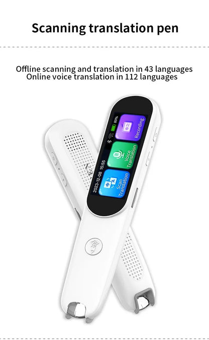 SD02 Intelligent Translation Machine Offline Chinese English Scanning with 112 Multilingual Translation Pens