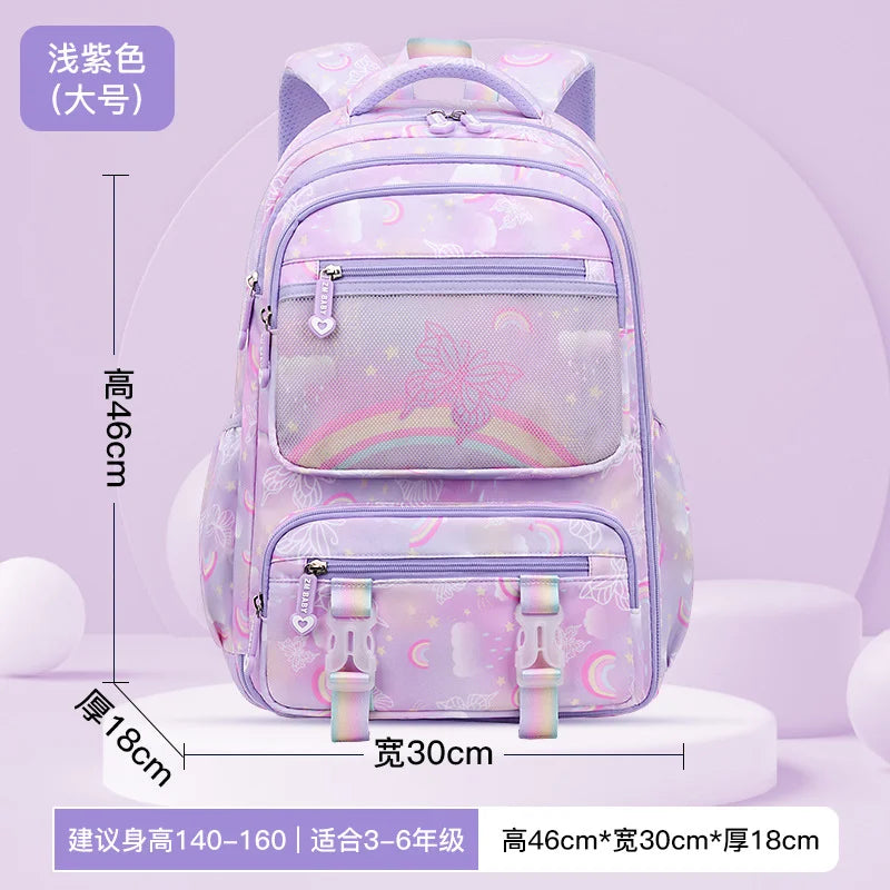 waterproof Children School Bag for Girls Primary princess school backpack Orthopedic Backpacks schoolbag kids Mochila Infantil