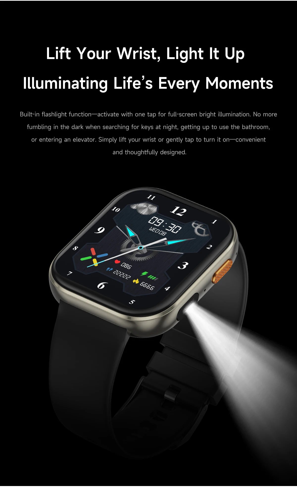 2026 2.04-inch Ultra Smart Watch 1000mAh High Capacity Battery Outdoor Sports Fitness Health Monitoring Smartwatch For Men Women