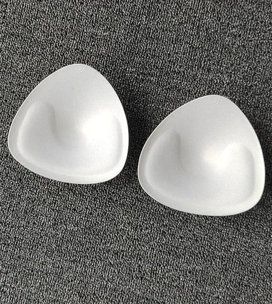 Invisible Triangle Sponge Push Up Bra Pads Women Sexy Inserts Underwear Sponge Swimsuit Bikini Breast Enhancers Chest Cup Pads