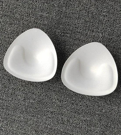 Invisible Triangle Sponge Push Up Bra Pads Women Sexy Inserts Underwear Sponge Swimsuit Bikini Breast Enhancers Chest Cup Pads