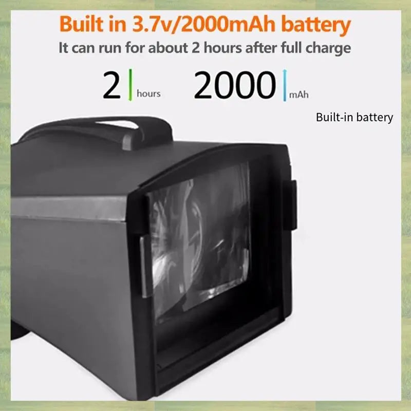 N75R-EV800D 5.8G 40CH 5 Inch 5.8G 40CH 5 Inch 800X 480 HD DVR Diversity FPV Goggles With Battery For RC Drones And Models