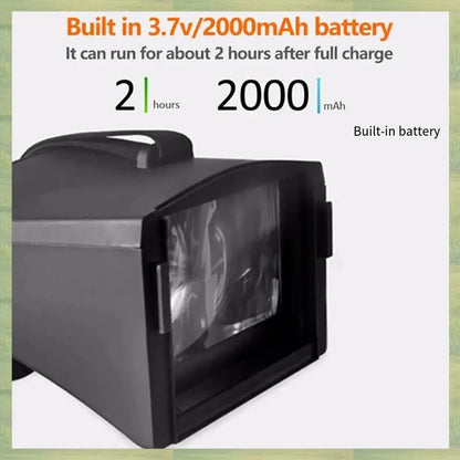 N75R-EV800D 5.8G 40CH 5 Inch 5.8G 40CH 5 Inch 800X 480 HD DVR Diversity FPV Goggles With Battery For RC Drones And Models