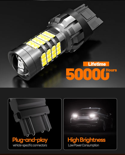 2pcs For Nissan Patrol Y61 Y62 1997-2019 LED Reverse Light Backup Lamp 2011 2012 2014 2015 2016 2017 2018 Canbus Accessories