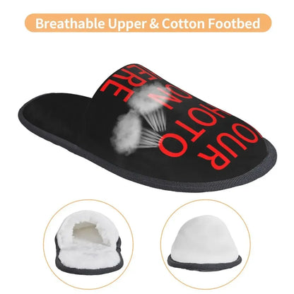 Snoop Dogg Goes Jesus Guest Slippers for Bedroom Women Custom Print House Slipper