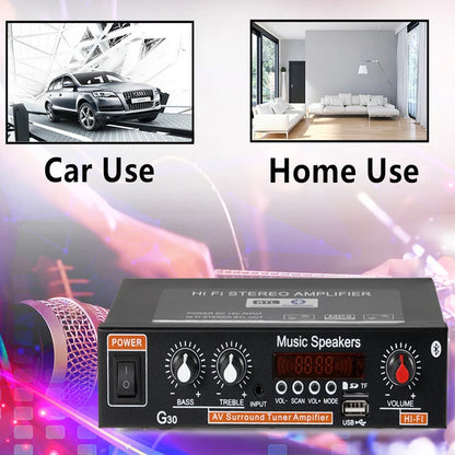 G30 G919H 1000W Home Power Amplifiers Audio Bluetooth Amplificador Subwoofer Speakers Theater Audio Sound System FM USB EU/US