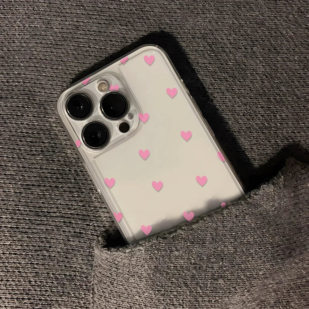 Luminous Love Case For iPhone 16 16E 15 11 12 13 14 Pro Max  For iPhone XR XS Max 8 Plus Back Cover