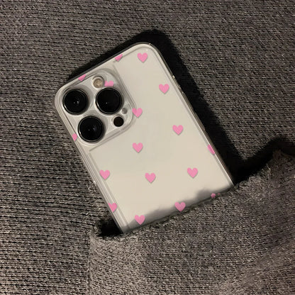 Luminous Love Case For iPhone 16 16E 15 11 12 13 14 Pro Max  For iPhone XR XS Max 8 Plus Back Cover