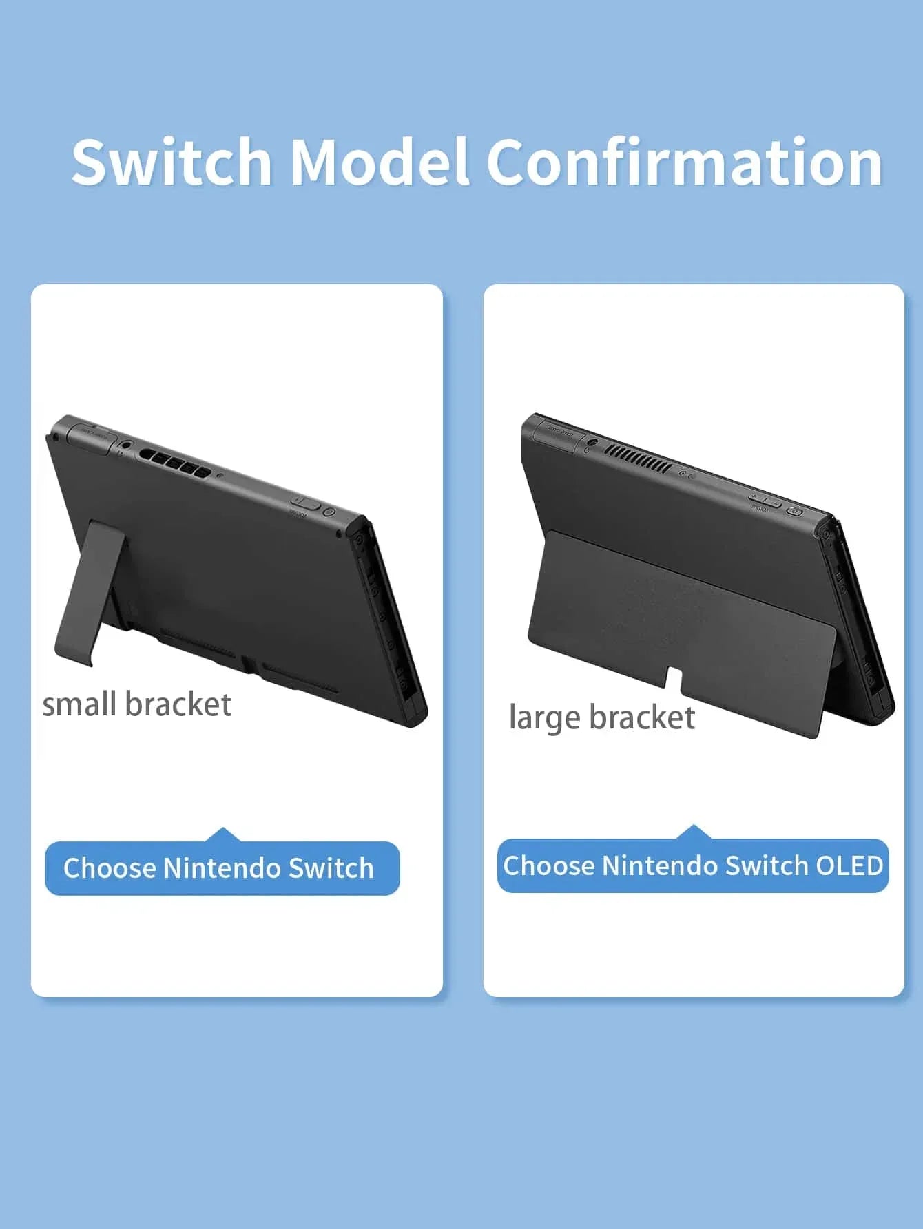 Ghost Protector Case for Nintendo Switch OLED, NS Game Accessories,Handheld Separable Shell for NS Joycon, Switch Oled Cove