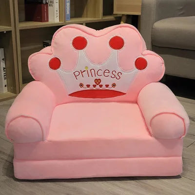 Sofas Children Sofa Cute Cartoon Lazy Folding Small Sofa Bed Girl Princess Baby Toddler Dual-purpose Child Seat All sofas