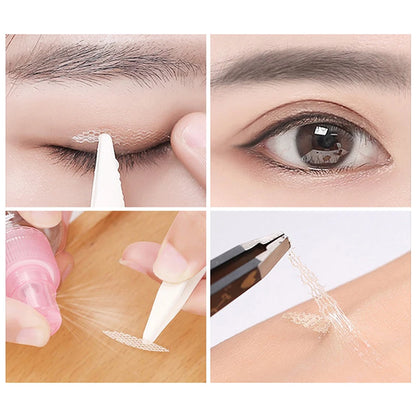 360pcs Makeup Clear Gray Beige Eyelid Stripe Big Eyes Invisible Double Fold Eyelid Shadow Tape Sticker Beauty Tool