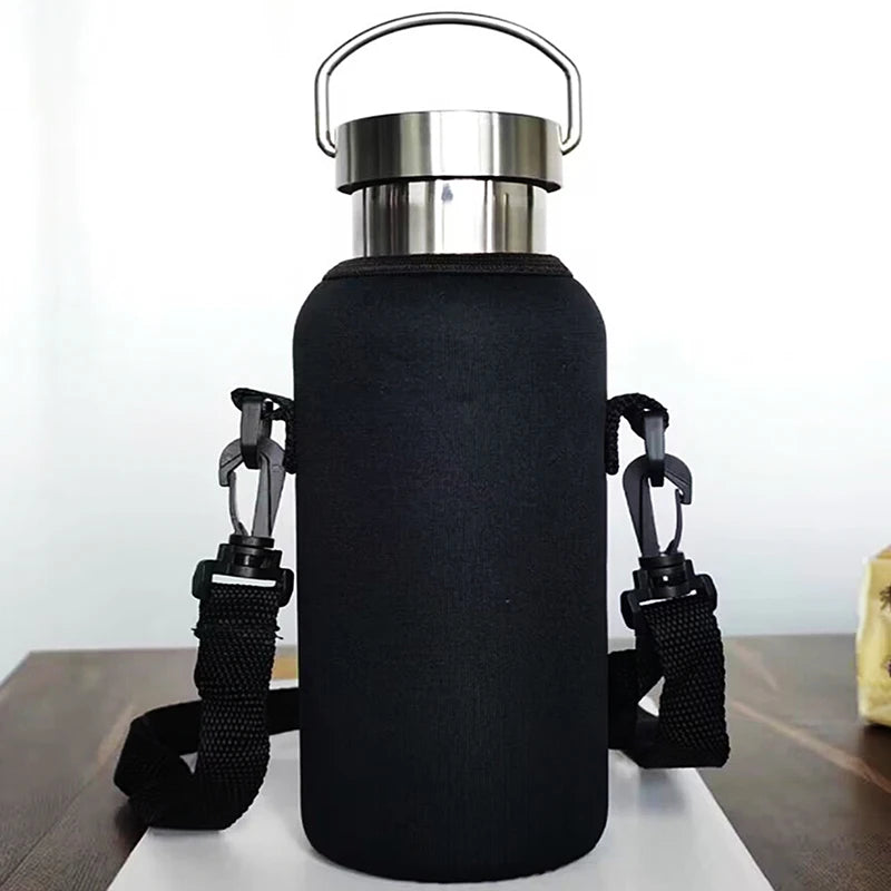 Convenient Water Bottle Case Outdoor Travel Thermos Cup Cover 2 In 1 Portable Water Bottle Bag Outdoor Cup Cover