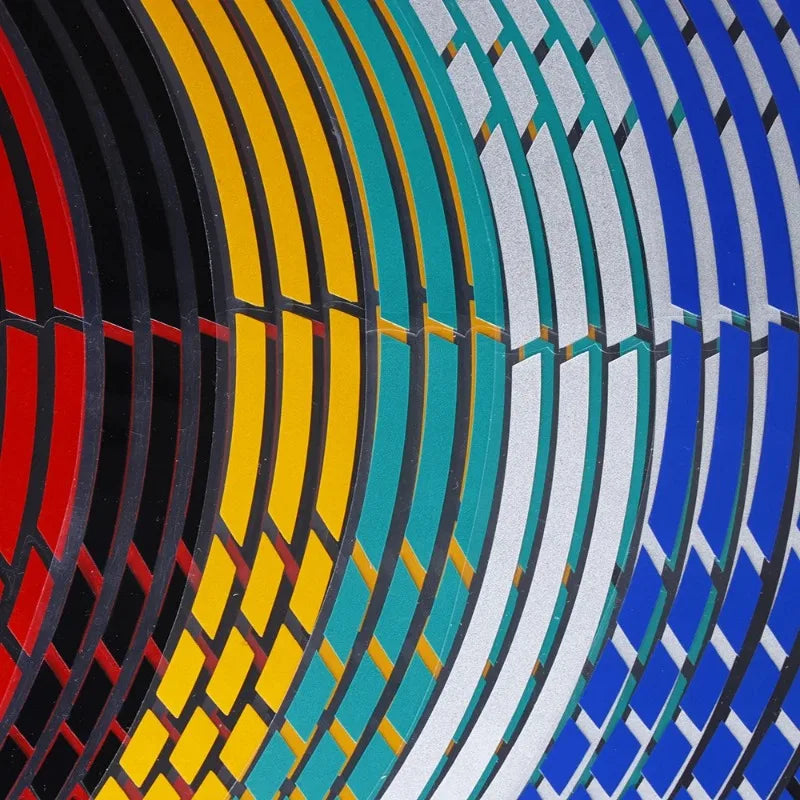 Car Styling Strips Reflective Motocross Bike Motorcycle Wheel Stickers and Decals 17/18 Inch Reflective Rim Tape 1 Set 7 Colors