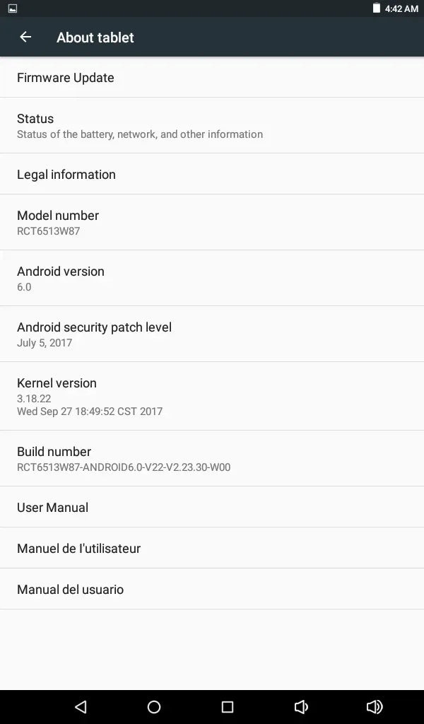 RCT 11.6"  Android 6.0 Tablet TFT 10Points MT8127 Quad Core 1GB RAM 32GB ROM WIFI Bluetooth- 4.0 Mini HDMI