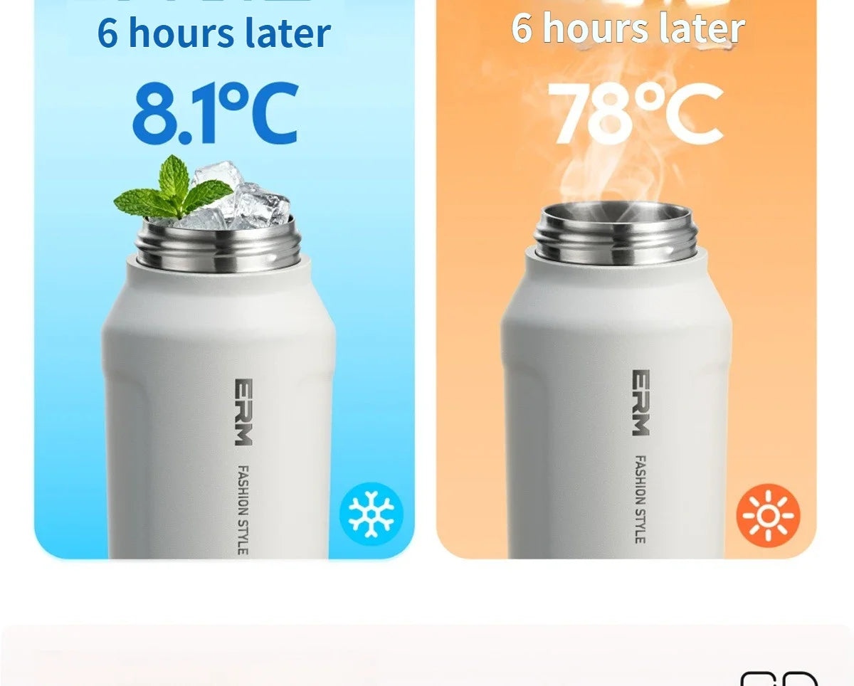Large Capacity Waterbottle  Insulated Flasks Stainless Steel Tumble Cycling Sports Portable Water Bottle for Men