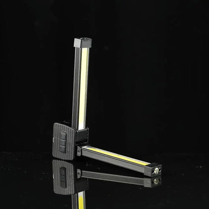 Gym Lamp For Posing Portable Magnet LED Flashligh 7th Gear Dimming Folding Worklight Waterproof Led Flashlight With Magnet Hook