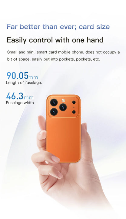 SOYES i17 Mini Smartphone 3.0" Display 2GB RAM 16GB ROM Dual SIM Standby Dual Camera Android 9.0 Multi Apps Support Small Phone