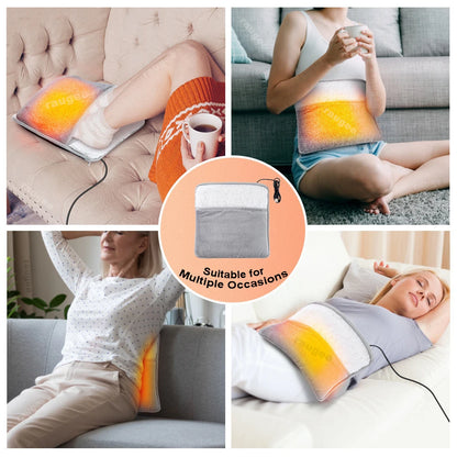 Foot Warmer Winter Electric Foot Heating Pad Soft Flannel Washable Foot Warmer Constant Temperature Heating Foot Warming Mat