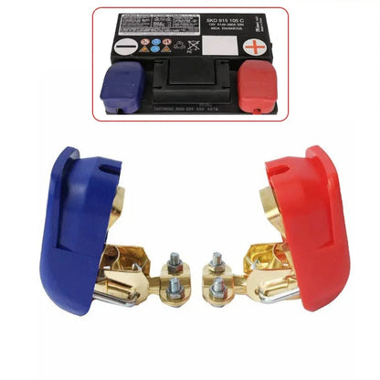 Battery Terminal Connectors 1 Pair Includes Positive and Negative 12V Car Quick-Release Connectors Suitable for Vehicles Boats