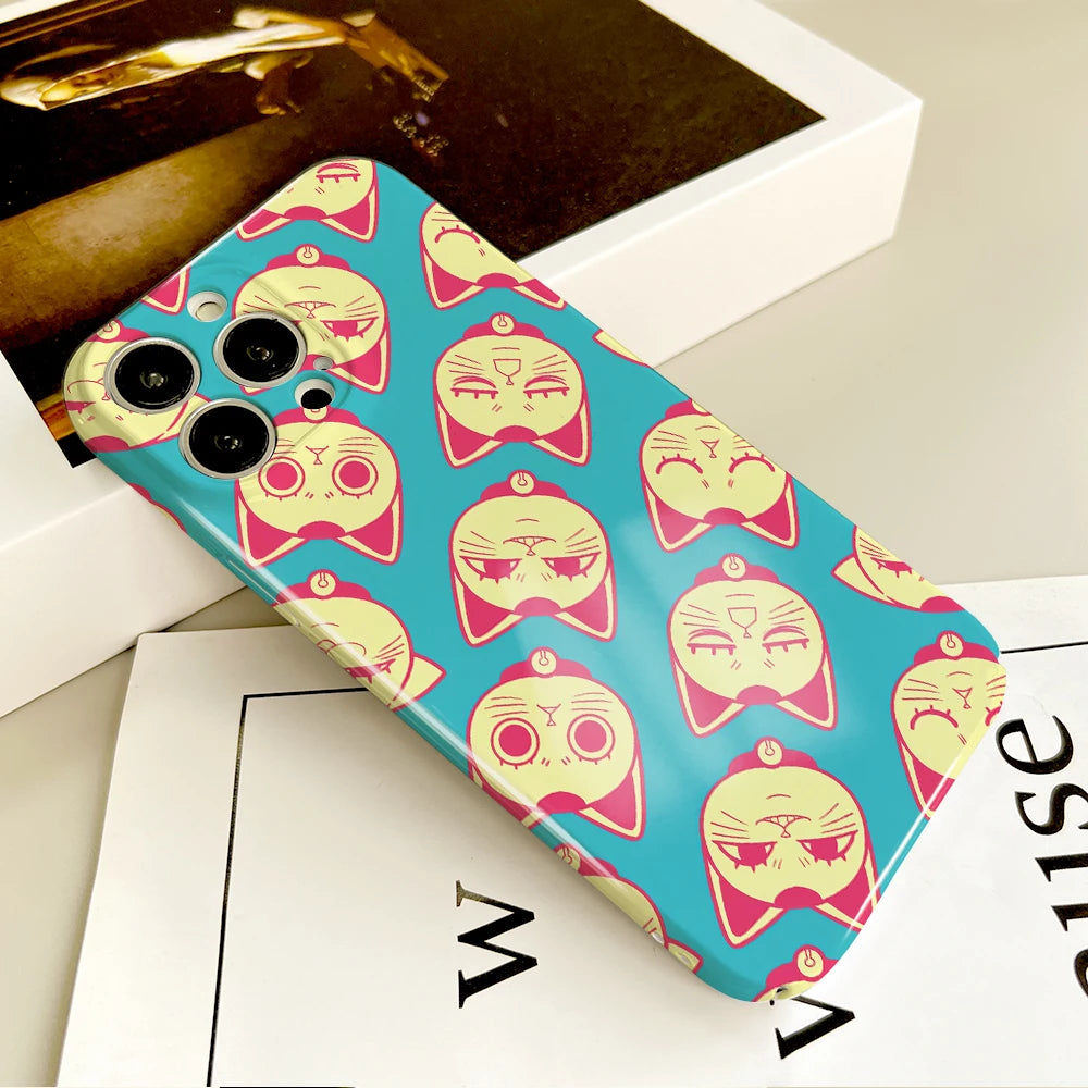 ANIME d-Dandadan t-turbo baba Granny Phone Case For IPhone 16 15 14 13 12 11 Plus Pro Max Mini Glossy HD Hard Cover Film Shell